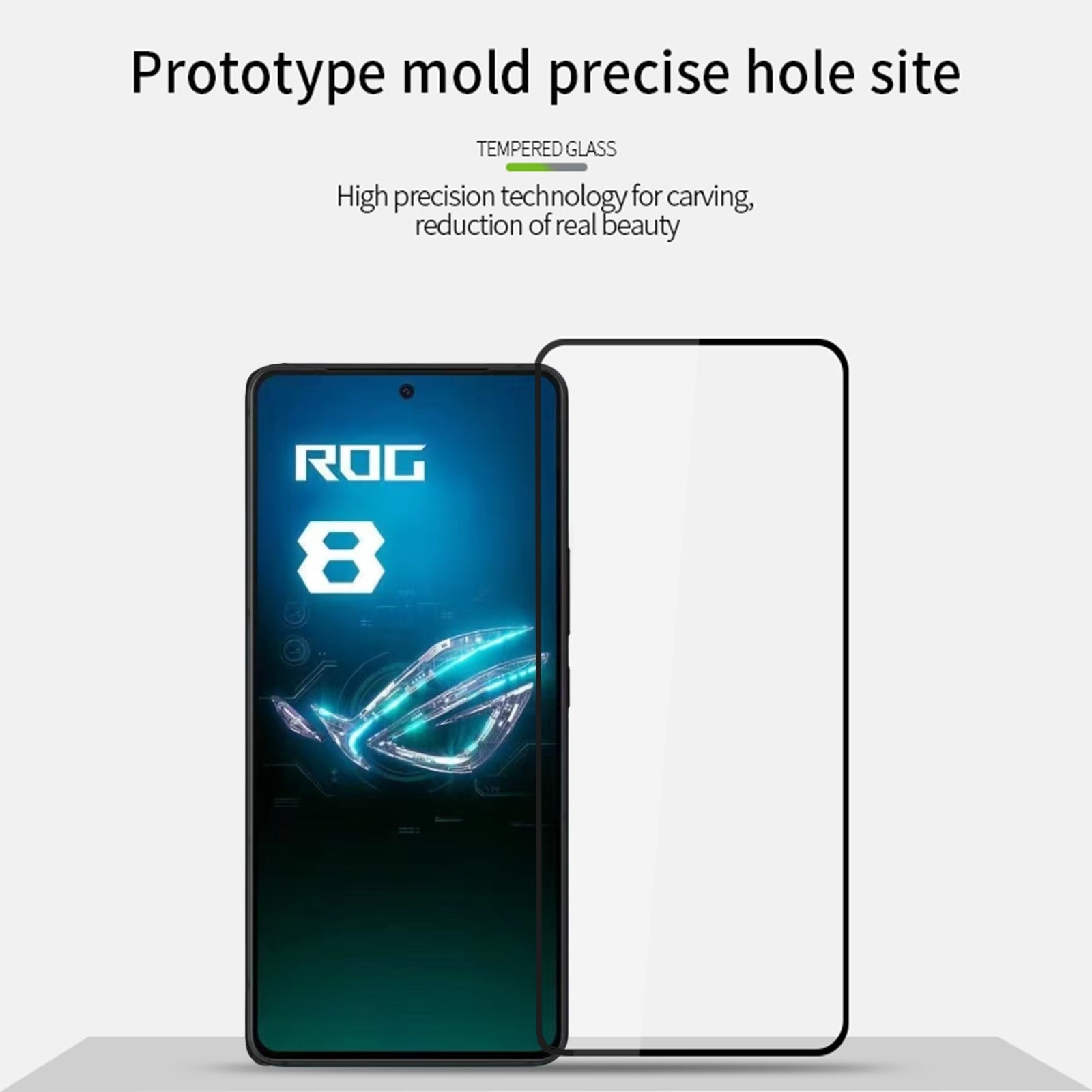 MOFI JK Tempered Glass Film Series-1 for Asus ROG Phone 8 5G / Phone 8 Pro 5G Screen Protector Full Glue Clear Film MOFI JK Tempered Glass Film Series-1 for Asus ROG Phone 8 5G / Phone 8 Pro 5G Screen Protector Full Glue Clear Film